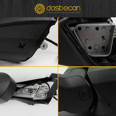 Driver Side Mirror Compatible with 2021-2024 Ford Bronco Left Mirror W/Temp Sens