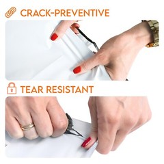 Premium White Poly Mailers, Extra Strong Self-Sealing Shipping Envelopes