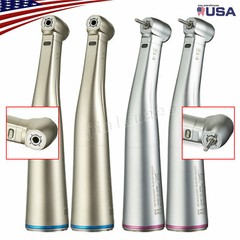 1-5PCS Dental 1:1 /1:5 LED Fiber Optic Contra Angle Handpiece Fit Electric Motor