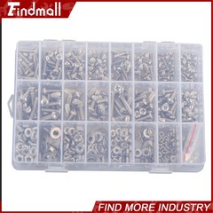 710Pcs Machine Screw Assortment Assorted Nuts Bolts and Flat Washers Kit