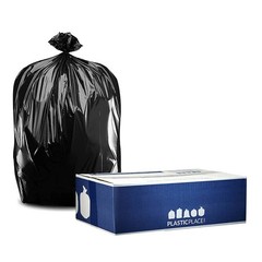 Plasticplace 25-30 Gallon Trash 1.6 Mil Garbage Can 30 X 36 100 Case W25Ldb2
