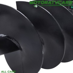 ALL-CARB 12in x 48in Fab Auger Bit 2inch Hex Collar Skid Steer Attachment Part