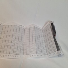 Graphic Controls CLH GD201089 Strip Chart, Roll, Range None, Length 52 Ft