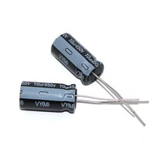 10PCS 450V10UF Nichicon Aluminum Electrolytic Capacitors 10uf mfd 450V 10x20mm