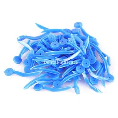 400x Dental Plastic Wedges Concave Design Arc Diastema Wedge w End Circular Hole