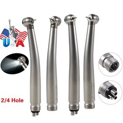Dental Fiber Optic LED E-generator/ High Speed Handpiece Push Button 2/4 Holes
