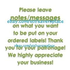 60pcs Personalized Return/Mailing Address labels – 1″ x 2.625″ -Free Shipping