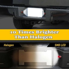 Two 6000K ultra bright license plate lights, suitable for Ford vehicles USA