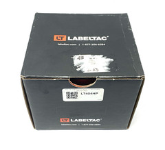 LabelTac LT404HP Pro Model High Perf. 10 Year Vinyl Label RED, 4″ x 150’/Roll