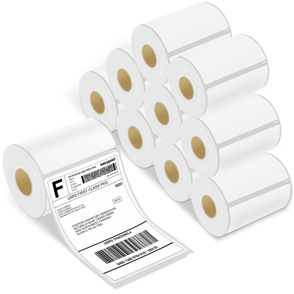 10Rolls fit for DYMO LW 4XL Direct Thermal Shipping Labels 220/Roll 1744907 4″x6