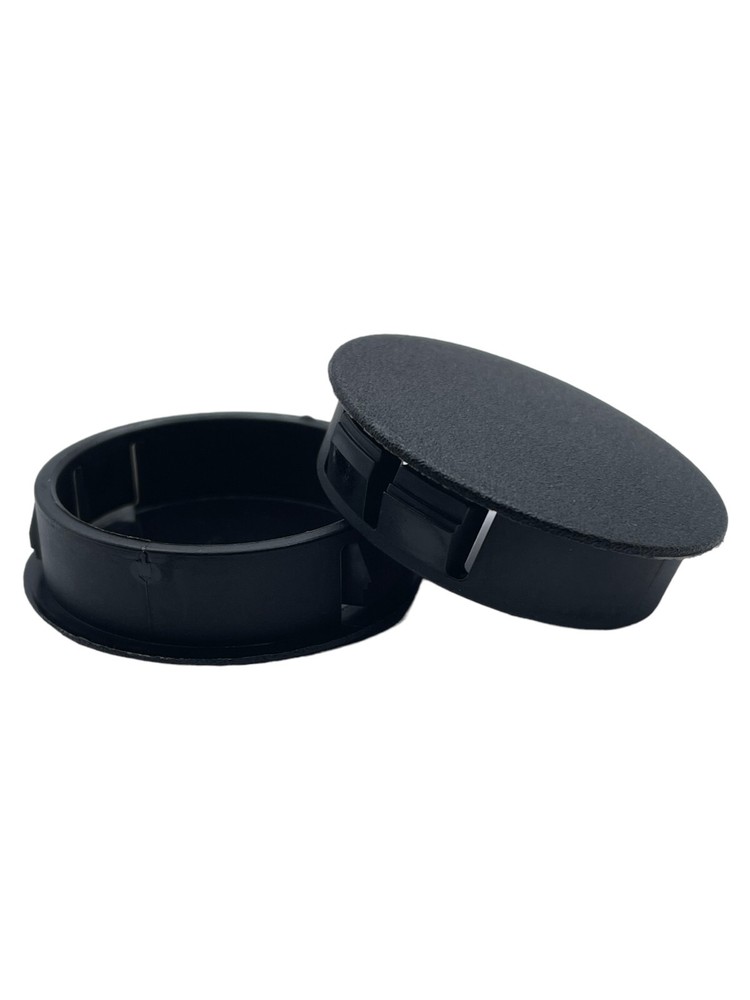 1 3/8″ Hole Nylon Locking Panel Plugs Black/White Dome Cover 1 1/2″ Top Width
