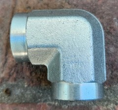 PARKER 1/2 FNPT Alloy Steel Female Pipe Fitting Elbow 1/2 1 DO-S & Port 90°