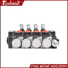 4 Spool Hydraulic Monoblock Double Acting Control Valve 11 GPM SAE Ports 3625PSI