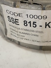 FLEXON SSE 815-K 325 P Stainless Steel Running Chain 82,5 mm 1 1/2” Pitch