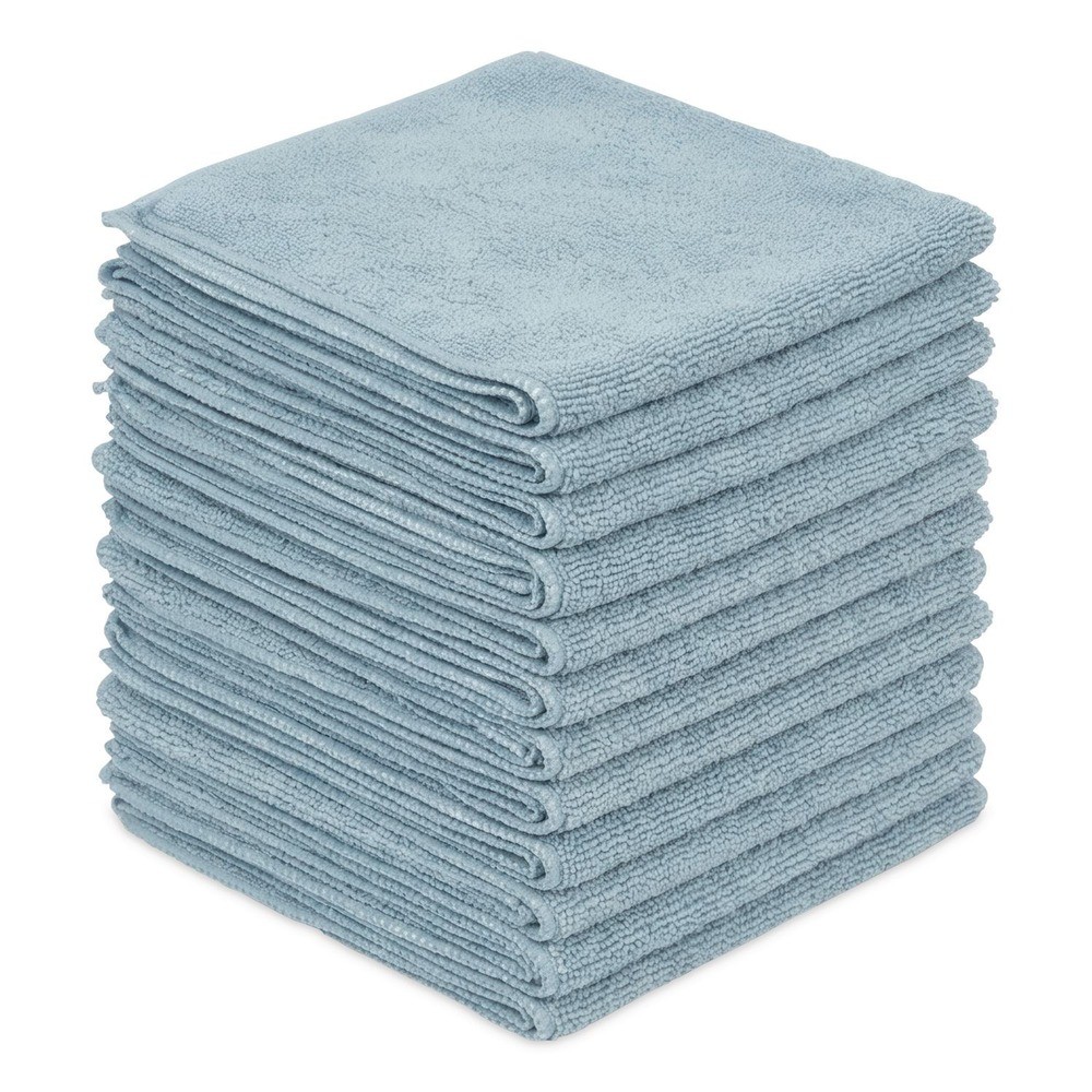 Boardwalk 12BLUCLOTH 12″ x 12″ Microfiber Cleaning Cloths – Blue (12/PK) New
