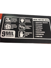 9 MIL Nitrile Gloves STRONG Extreme Heavy Duty Powder Free Extra Large XL