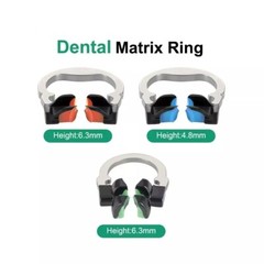 Dental Matrix Sectional Contoured Matrices Nickel Titanium R5 Clamping Ring
