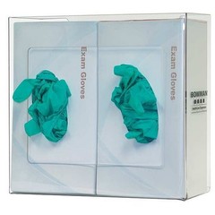 Bowman Dispensers Gp-014 Glove Dispenser, Petg, Holds (2) Boxes , Clear ,