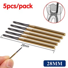 Endo-Z Bur Dental Carbide Tungsten Steel Burs 28mm Surgical Cutter 5Pcs
