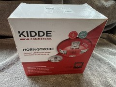 Kidde EGCAVWF Ceiling Horn Strobe 15-115cd WHITE “FIRE” Marking New in Box