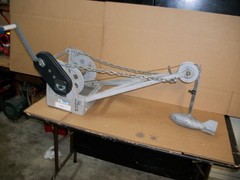 WILDCO ENVIRONMENTAL WINCH W/ COUNTER AND WEIGHT FOR GRABS TESTING 200 LB