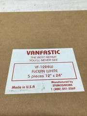 Vanfastic VF-1224W flexan white 5 pieces 12″ x 24″ Q-556