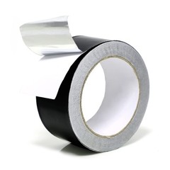 Black Aluminum Foil Tape 2 in x 65 Feet 3.94 Mil Hot & Cold Shield Resistant …