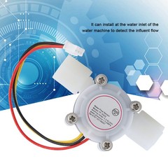 1Pcs Water Hall Effect Sensor Control Flowmeter G1/4 For Water Cooler