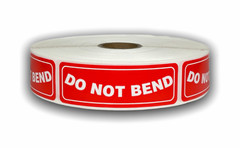 1×3 Do Not Bend Labels Shipping Mailing Fragile Stickers (5) RLS of 300 EA