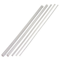 304 Stainless Steel Compression Pressure Spring Wire Dia 0.3mm-5mm Length 305mm
