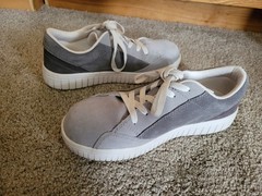 AirWalk Womens Camino Gray/white Shoes Size 8.5 B