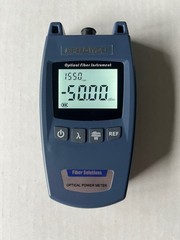 Fiber Solutions Optical Power Meter with Mini GBIC Modules & Cable in Klein Case