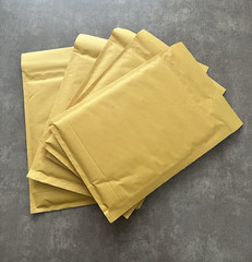 Kraft Bubble Padded Envelopes Mailers Shipping Case 6.5″x9″ – Lot of 5 envelopes
