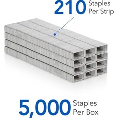 Standard Staples Staplers 1/4 Inch 5000 Count Chisel Point Reliable Performance