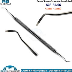 Dental Spoon Excavator 823 Double End Caries Removal Cavity Dentist Tool Steel