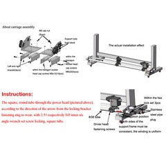 Auto Take Up Reel System 2 Motors for 54″ 64″ Roland SJ-645EX SP300 Epson Mutoh