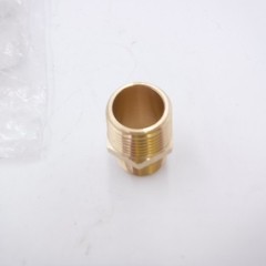 4 Pack 1/2″ Male NPT x 1/2″ Hex Brass Nipple Fittings