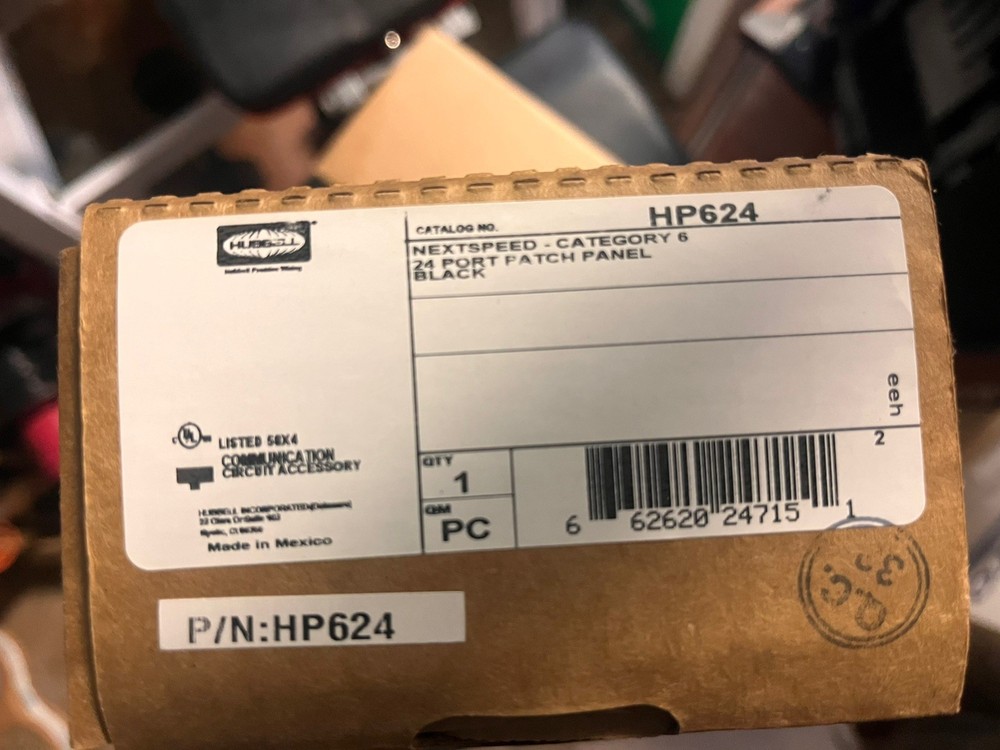 HUBBELL HP648 / HP648 (NEW IN BOX) 24-port Cat6