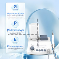 Dental Ultrasonic Scaler with LED Handpiece Auto Water Supply Fit EMS Cavitron