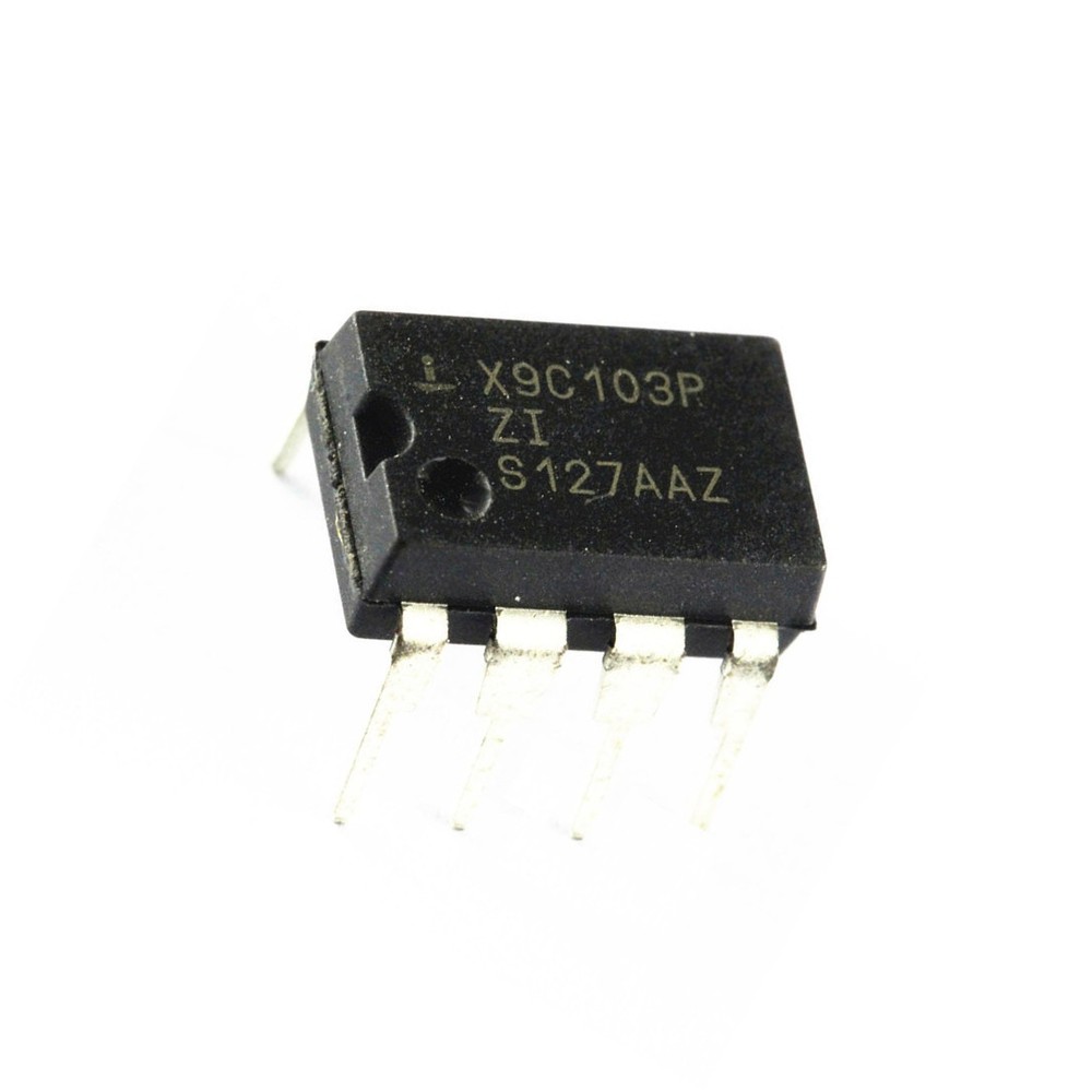 10PCS X9C103 X9C103P Intersil IC DIGITAL POT 10K 100TP 8DIP NEW