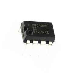 10PCS X9C103 X9C103P Intersil IC DIGITAL POT 10K 100TP 8DIP NEW