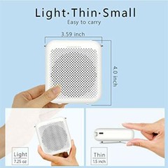 Norwii S358 Portable 2000mah Rechargeable Voice Amplifier With Wired Microphone
