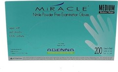 Adenna Miracle Nitrile Exam Gloves Powder Free Textured Medium 200Bx-4MIL-MIR165