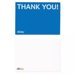 NEW Thank You Cards – Red, Blue, Green and Yellow With Fast Free Shipping