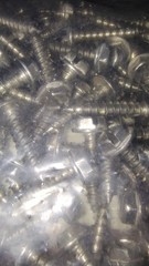 Slotted Indented Hex Washer Sheet Metal Screw Stainless #8X3/4” Qty 100 #8 3/4″