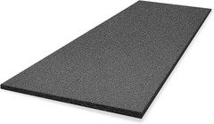 Customizable Polyethylene Foam Sheet 54 x 16 x 0.5 Inch Black Foam Insert Pad…