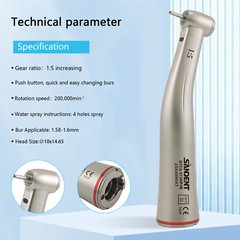 KAV Style Lux M25L Electric Dental Handpiece High Speed 1:5
