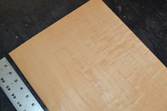 Flame Maple Raw Wood Veneer Sheet 12 x 31 inches 1/42nd 4671-58