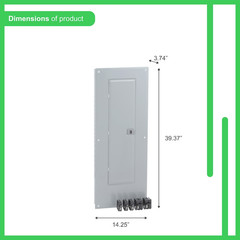 Square-D 200-Amp 40-Space 80-Circuit Indoor Main-Breaker Panel Box Load-Center