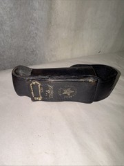Boston Leather 5526 MK-4 Chemical Spray Holder Black Leather Duty Belt Mace Case